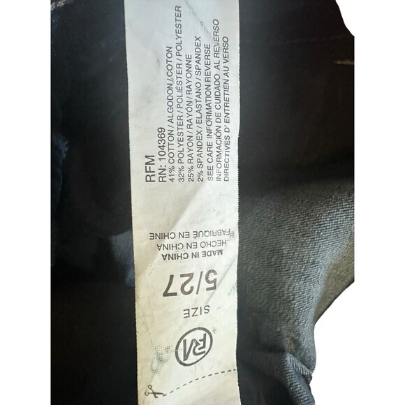 RFM Los Angeles Dark Wash High Rise Straight Leg Women’s Jeans Size 5/27 - Picture 13 of 14